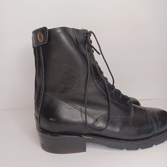 Grand Prix Women's size 6 Black Leather Equestrian Riding Boots - Picture 2 of 13